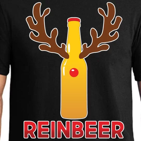 Reinbeer Funny Christmas Beer Reindeer Pajama Set