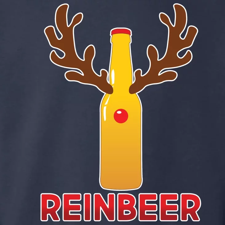 Reinbeer Funny Christmas Beer Reindeer Toddler Hoodie