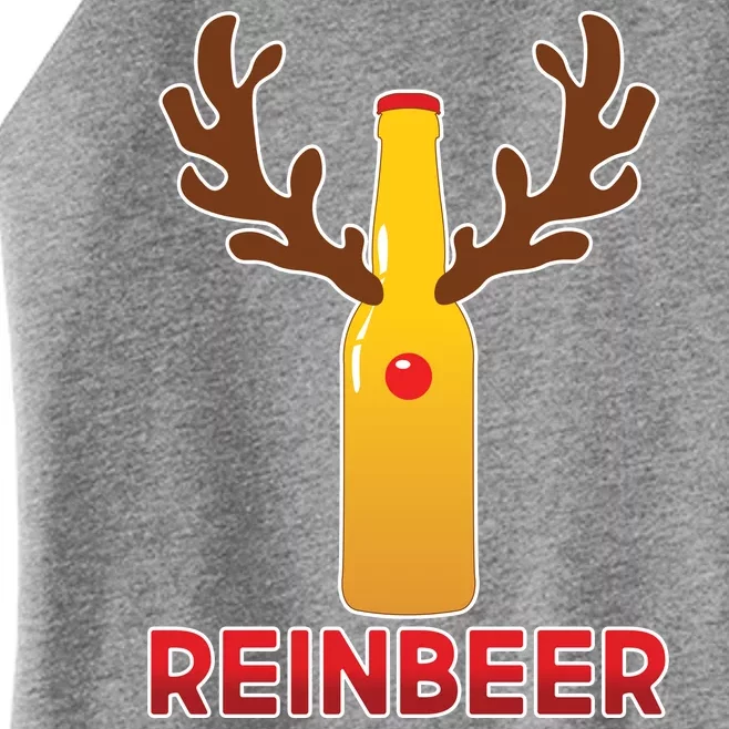 Reinbeer Funny Christmas Beer Reindeer Women’s Perfect Tri Rocker Tank