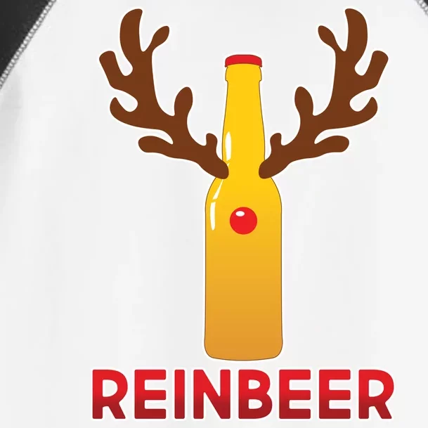 Reinbeer Funny Christmas Beer Reindeer Toddler Fine Jersey T-Shirt