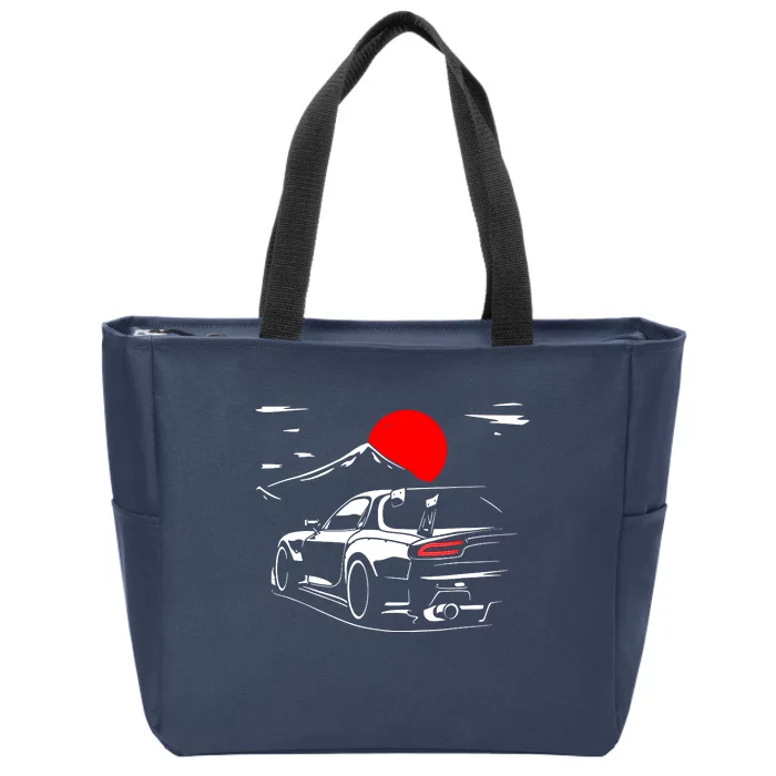 Rotary Engine Jdm Rc Car Meet Tuning Zip Tote Bag