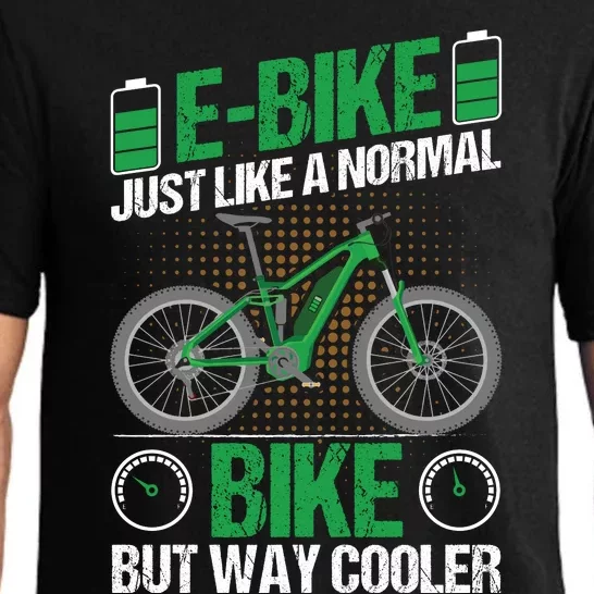 Retro Ebike Just Like A Normal Bike But Way Cooler Pajama Set