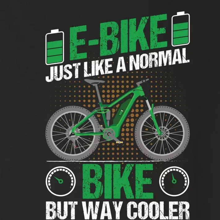 Retro Ebike Just Like A Normal Bike But Way Cooler Toddler Long Sleeve Shirt