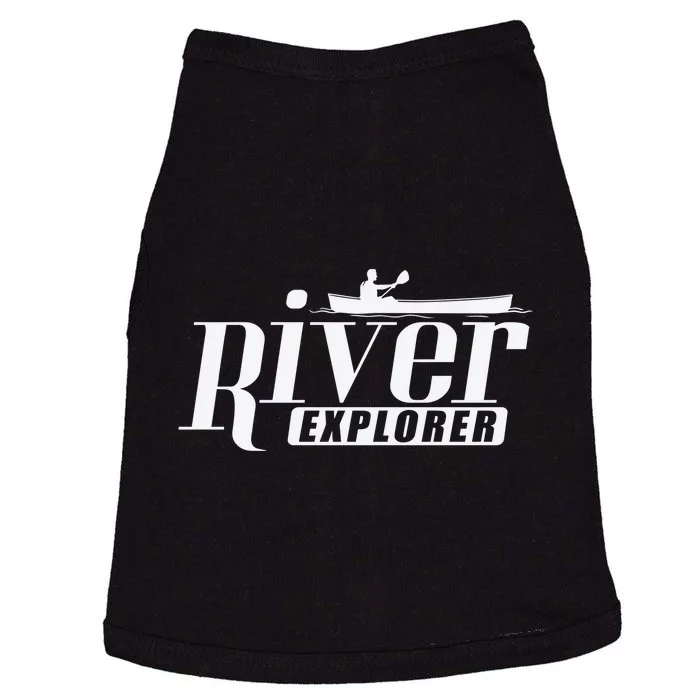 River Explorer Kayak Paddle Boat Canoeing Gift Doggie Tank