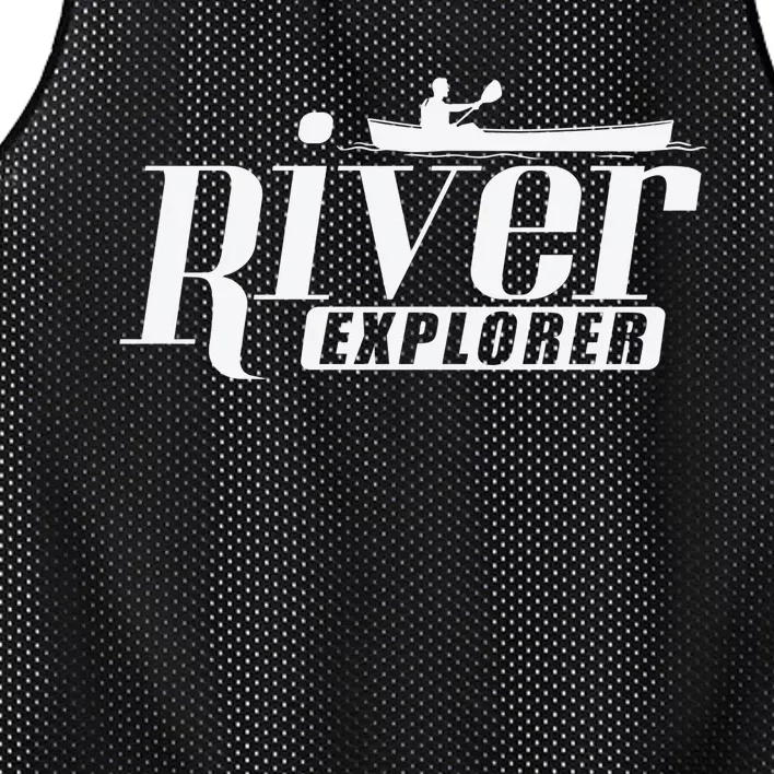 River Explorer Kayak Paddle Boat Canoeing Gift Mesh Reversible Basketball Jersey Tank