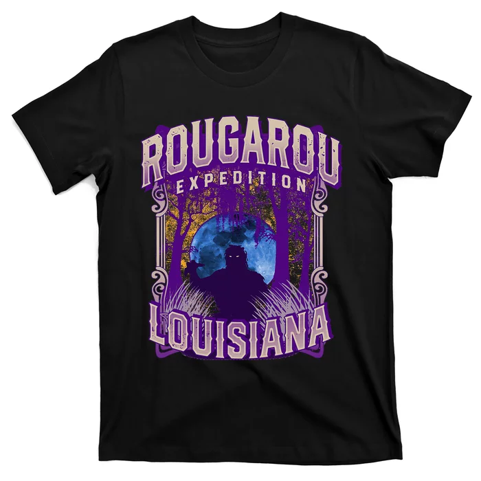 Rougarou Expedition Louisiana Swamp Monster Werewolf Legend T-Shirt