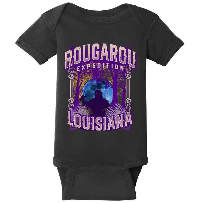 Rougarou Expedition Louisiana Swamp Monster Werewolf Legend Baby Bodysuit