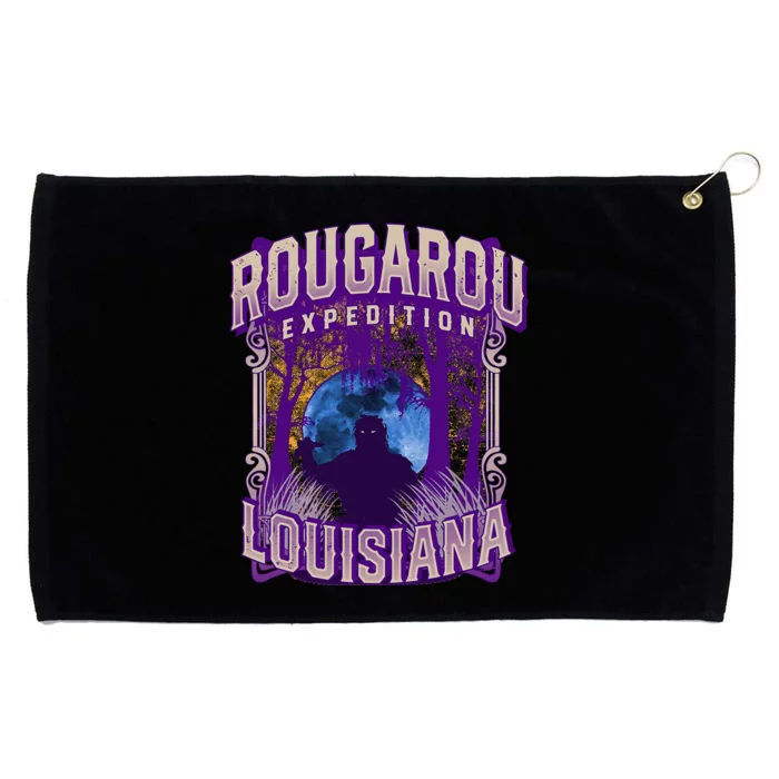 Rougarou Expedition Louisiana Swamp Monster Werewolf Legend Grommeted Golf Towel