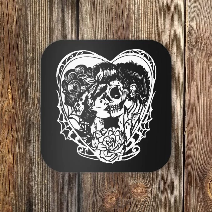 Rockabilly Eternal Love Psychobilly Greaser Style Coaster