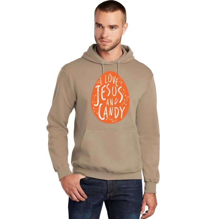 Religious Easter Long Sleeve Jesus And Candy Hoodie