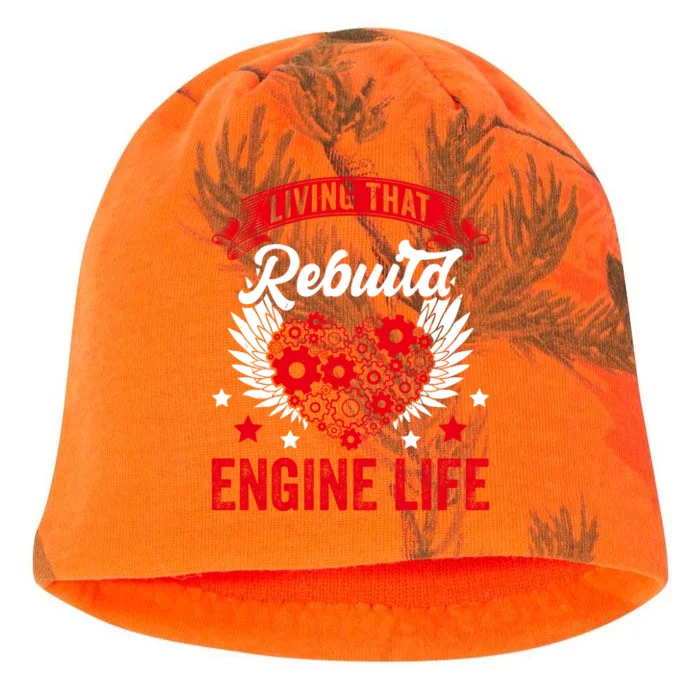 Rebuild Engine Life Cute Gift Survivor Open Heart Surgery Meaningful Gift Kati - Camo Knit Beanie