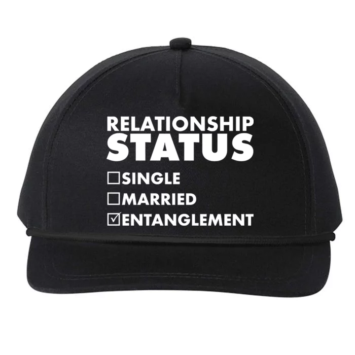 Relationship Status Entanglement Snapback Five-Panel Rope Hat