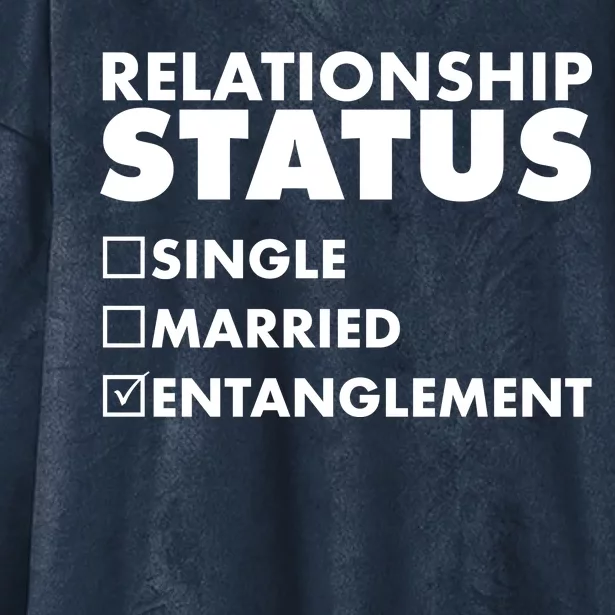 Relationship Status Entanglement Hooded Wearable Blanket