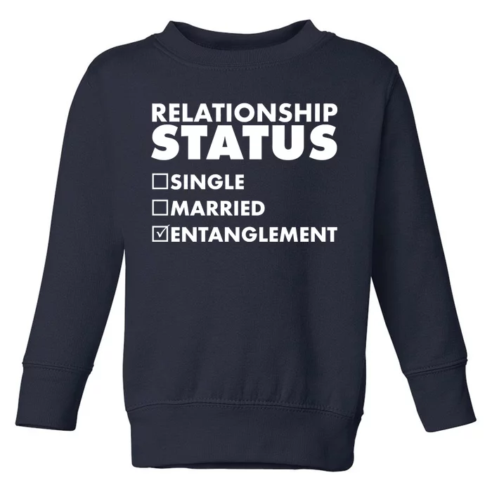 Relationship Status Entanglement Toddler Sweatshirt