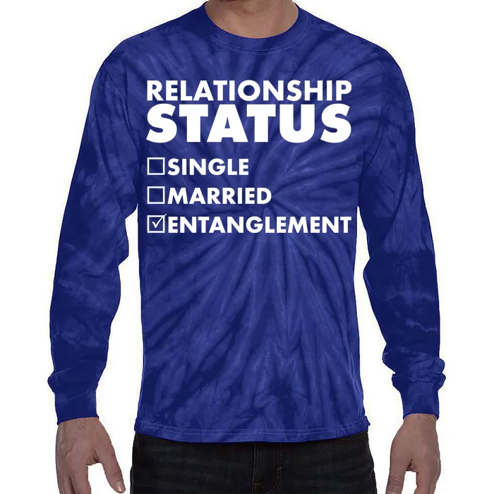 Relationship Status Entanglement Tie-Dye Long Sleeve Shirt