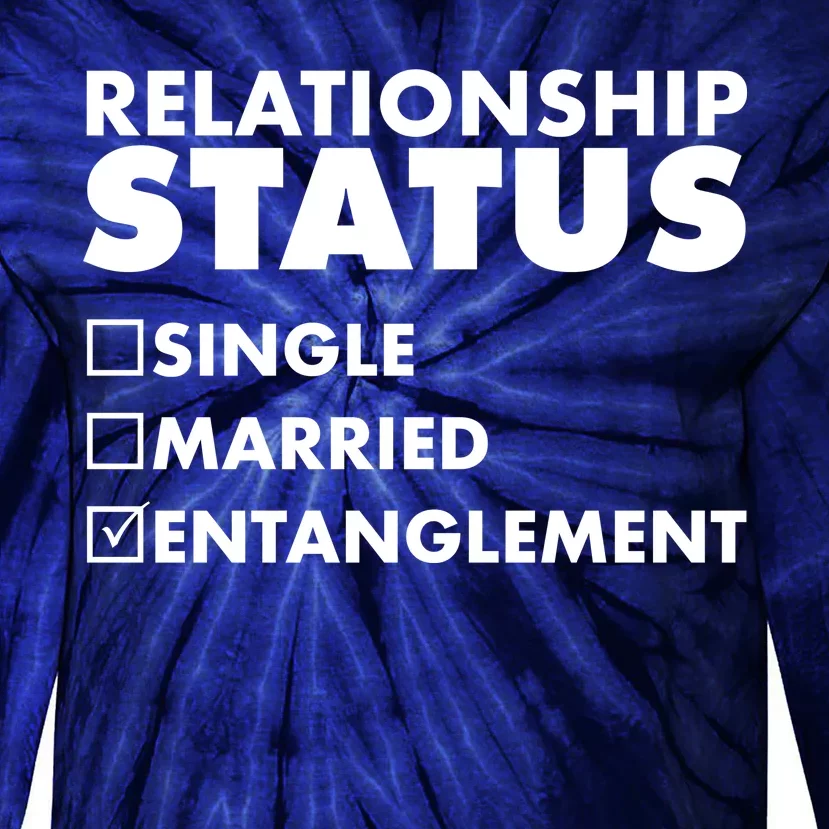 Relationship Status Entanglement Tie-Dye Long Sleeve Shirt