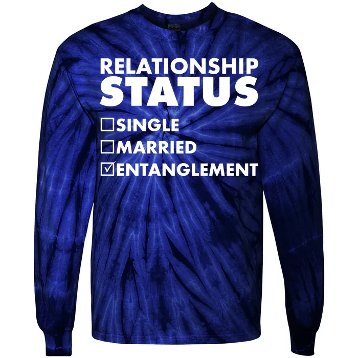 Relationship Status Entanglement Tie-Dye Long Sleeve Shirt