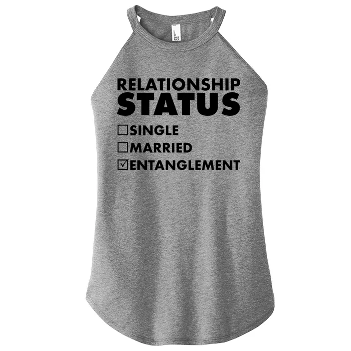 Relationship Status Entanglement Women’s Perfect Tri Rocker Tank