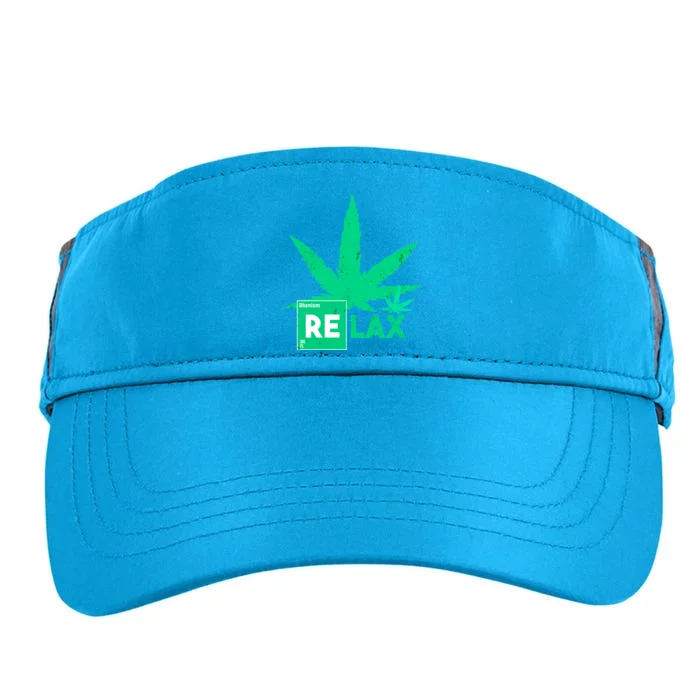 Relax Hemp Leaf Medical Marijuana Adult Drive Performance Visor