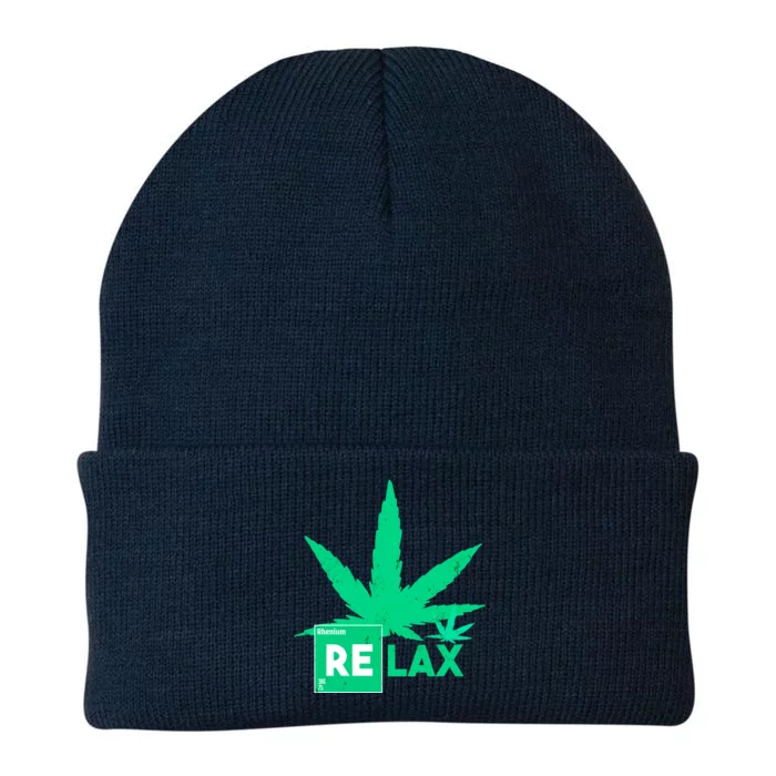 Relax Hemp Leaf Medical Marijuana Knit Cap Winter Beanie