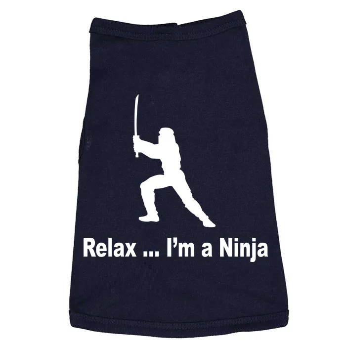 Relax I'm A Ninja Doggie Tank