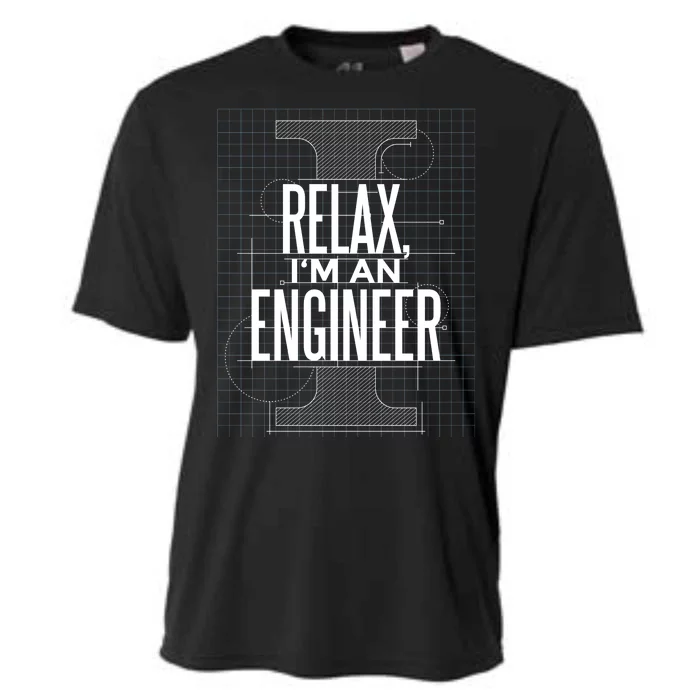 Relax I'm An Engineer Cooling Performance Crew T-Shirt