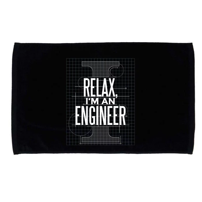 Relax I'm An Engineer Microfiber Hand Towel