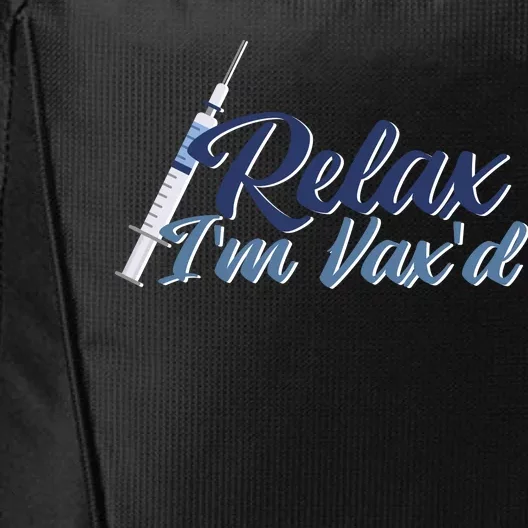 Relax I'm Vax'd City Backpack