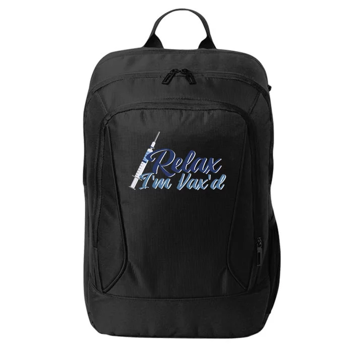 Relax I'm Vax'd City Backpack