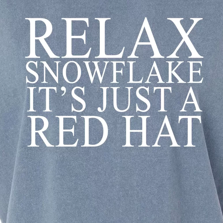 Relax It's Just A Red Hat Pro MAGA Trump 2020 Garment-Dyed Women's Muscle Tee