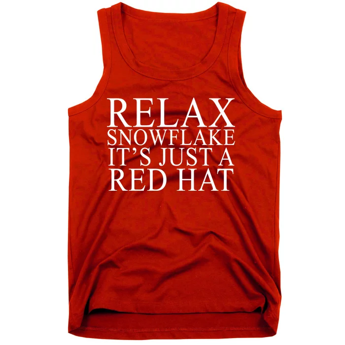 Relax It's Just A Red Hat Pro MAGA Trump 2020 Tank Top