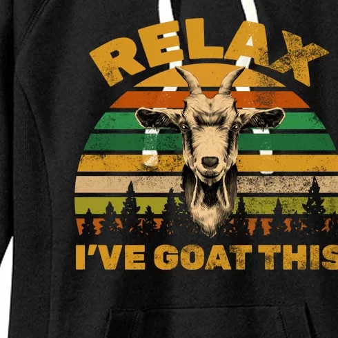 Relax I've Goat This Women's Fleece Hoodie