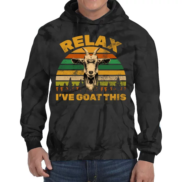 Relax I've Goat This Tie Dye Hoodie