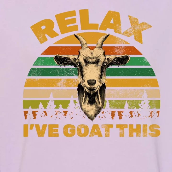 Relax I've Goat This Garment-Dyed Sweatshirt