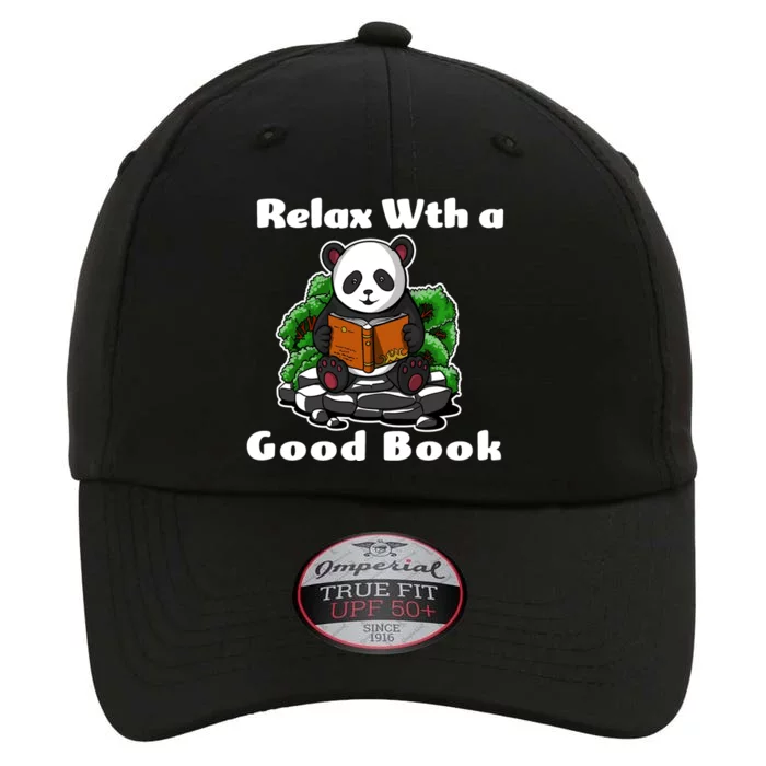 Relax With A Book Cute Panda The Original Performance Cap