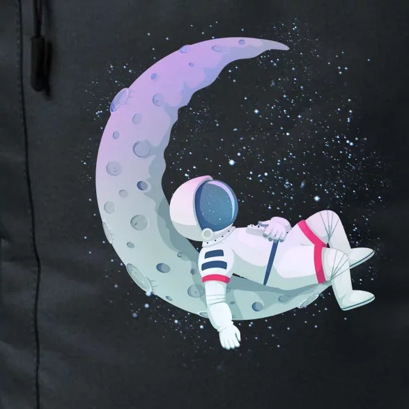 Relaxing Astronaut On The Moon Daily Commute Backpack