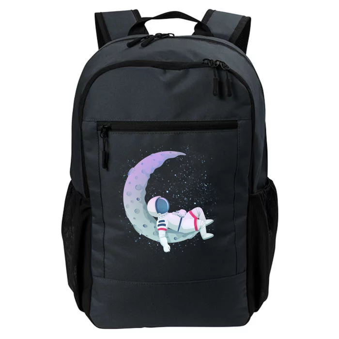 Relaxing Astronaut On The Moon Daily Commute Backpack