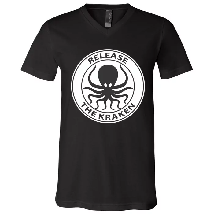 Release The Kraken V-Neck T-Shirt