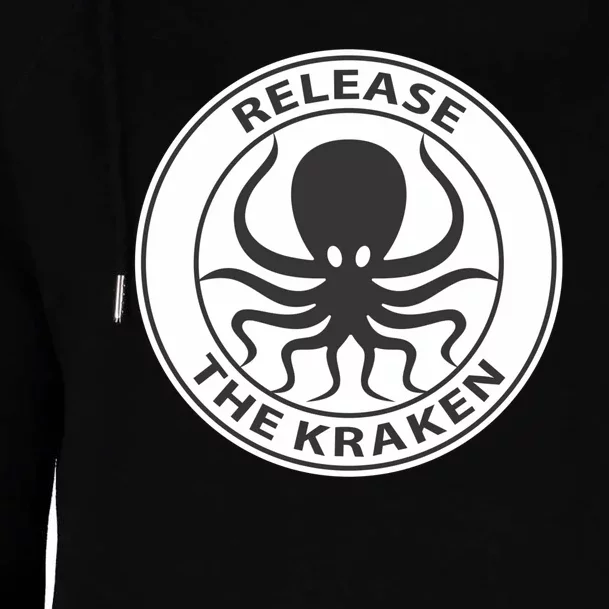 Release The Kraken Womens Funnel Neck Pullover Hood