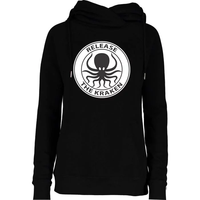 Release The Kraken Womens Funnel Neck Pullover Hood