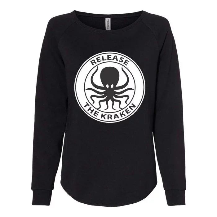 Release The Kraken Womens California Wash Sweatshirt