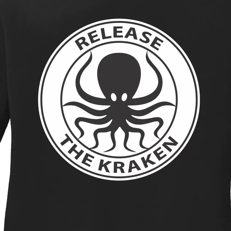 Release The Kraken Ladies Long Sleeve Shirt