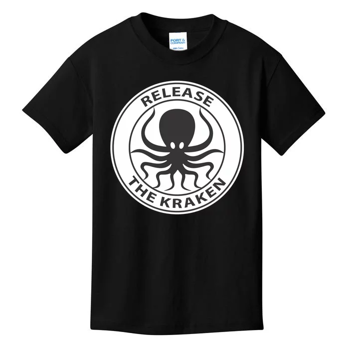 Release The Kraken Kids T-Shirt