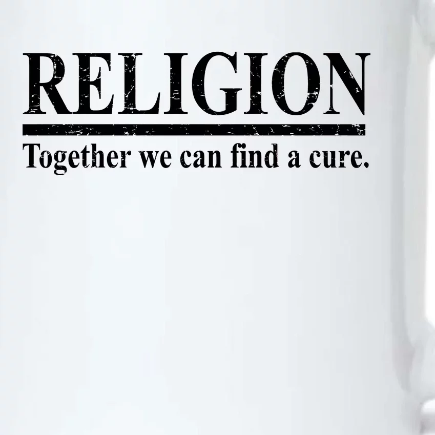 Religion Together We Can Find A Cure Black Color Changing Mug