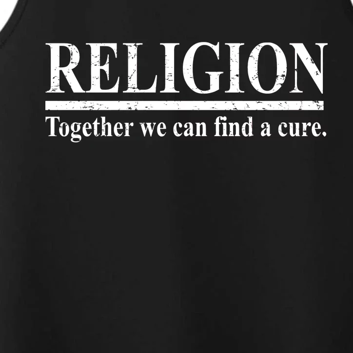 Religion Together We Can Find A Cure Performance Tank