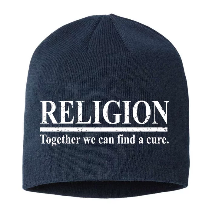 Religion Together We Can Find A Cure 8 1/2in Sustainable Knit Beanie