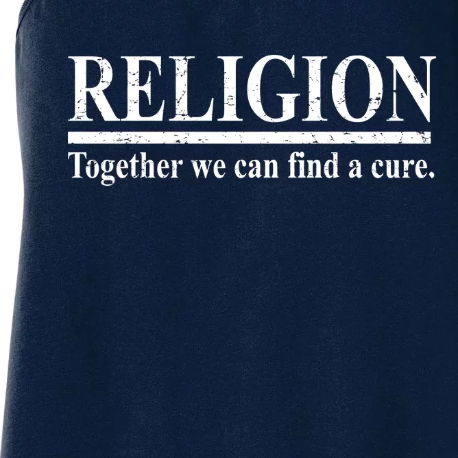 Religion Together We Can Find A Cure Women's Racerback Tank