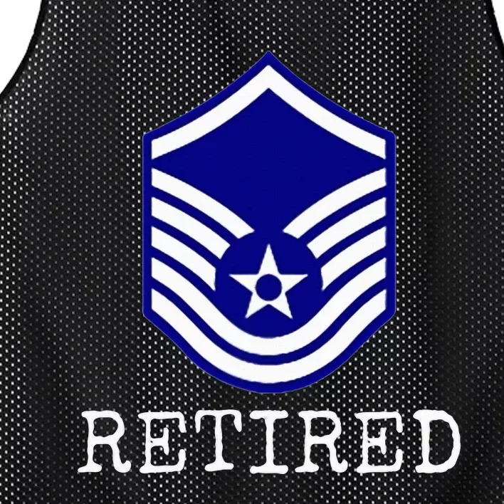 Retired E7 Master Sergeant Mesh Reversible Basketball Jersey Tank