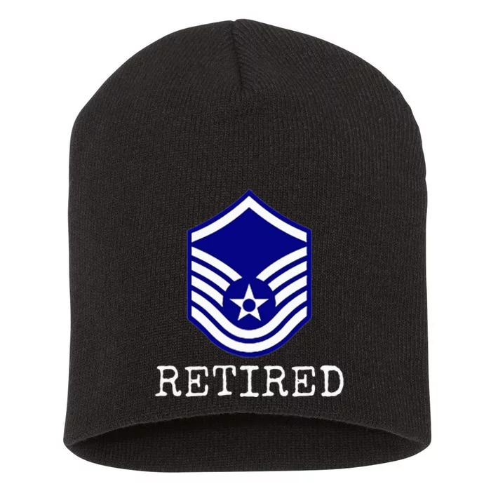 Retired E7 Master Sergeant Short Acrylic Beanie