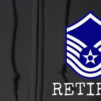 Retired E7 Master Sergeant Full Zip Hoodie